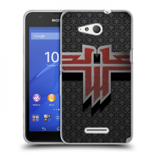 Дизайнерский пластиковый чехол для Sony Xperia E4g Wolfenstein