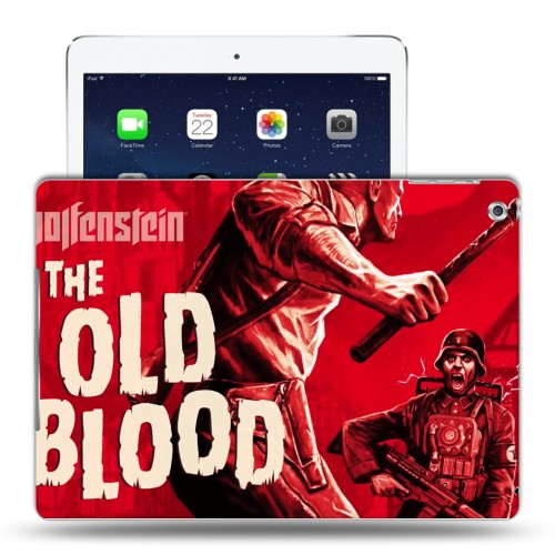 Дизайнерский силиконовый чехол для Ipad (2017) Wolfenstein