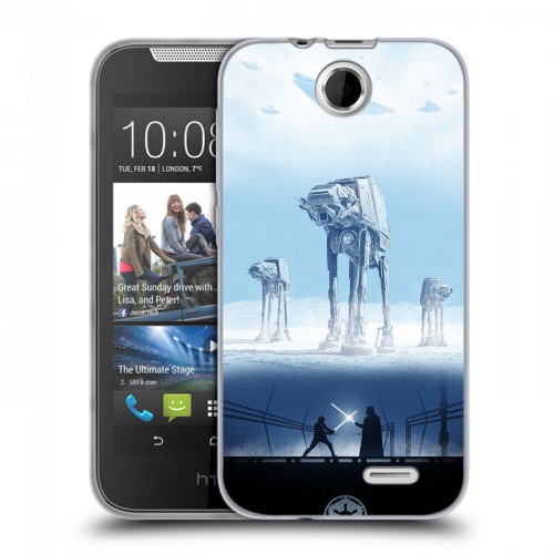 Дизайнерский силиконовый чехол для HTC Desire 310 Звездные войны