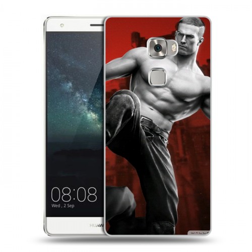 Дизайнерский пластиковый чехол для Huawei Mate S Wolfenstein