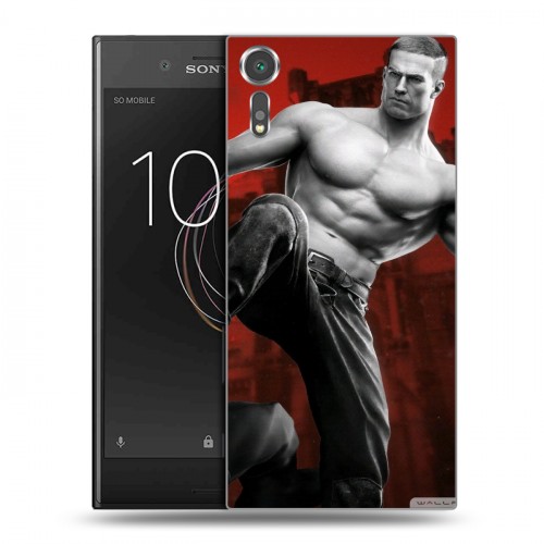 Дизайнерский пластиковый чехол для Sony Xperia XZs Wolfenstein