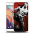 Дизайнерский пластиковый чехол для HTC One X10 Wolfenstein