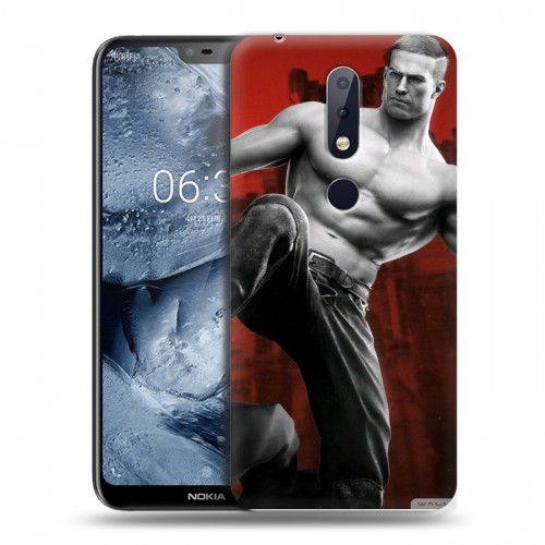 Дизайнерский пластиковый чехол для Nokia 6.1 Plus Wolfenstein