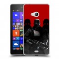 Дизайнерский пластиковый чехол для Microsoft Lumia 540 Wolfenstein