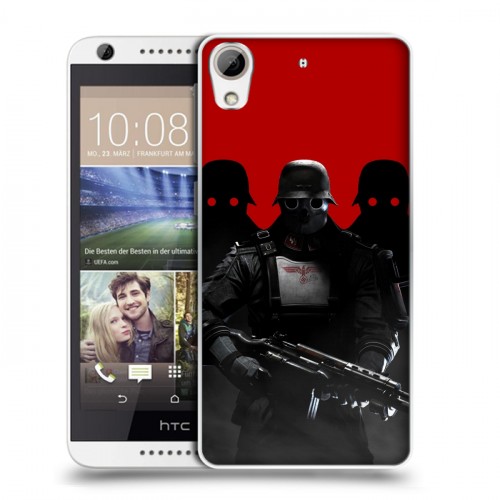 Дизайнерский силиконовый чехол для HTC Desire 626 Wolfenstein