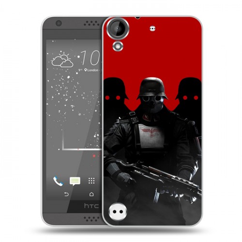 Дизайнерский пластиковый чехол для HTC Desire 530 Wolfenstein