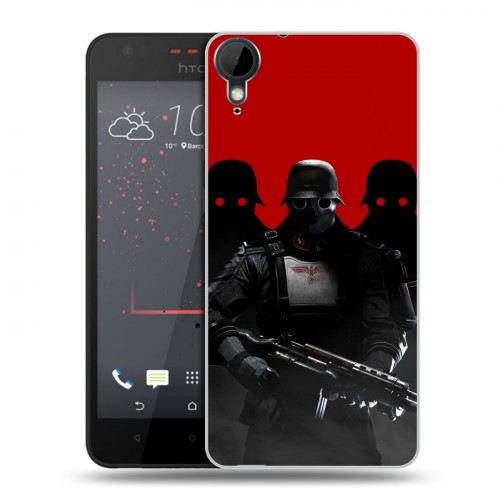 Дизайнерский пластиковый чехол для HTC Desire 825 Wolfenstein