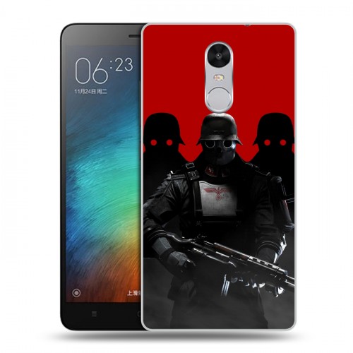 Дизайнерский силиконовый чехол для Xiaomi RedMi Pro Wolfenstein