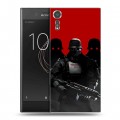 Дизайнерский пластиковый чехол для Sony Xperia XZs Wolfenstein