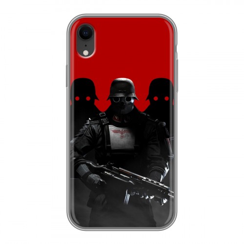 Дизайнерский силиконовый чехол для Iphone Xr Wolfenstein