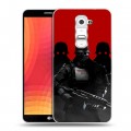 Дизайнерский пластиковый чехол для LG Optimus G2 Wolfenstein