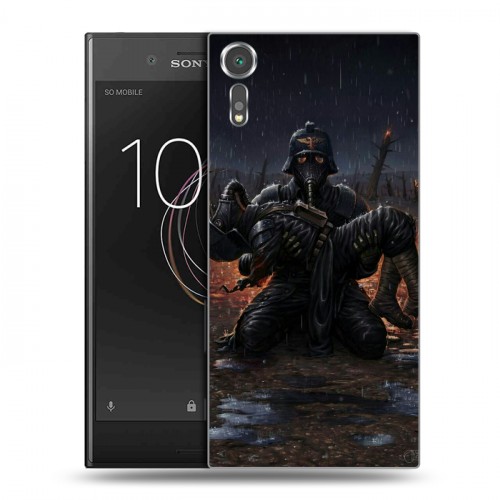 Дизайнерский пластиковый чехол для Sony Xperia XZs Wolfenstein