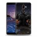 Дизайнерский пластиковый чехол для Nokia 7 Plus Wolfenstein