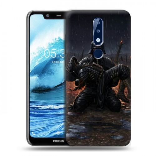 Дизайнерский пластиковый чехол для Nokia 5.1 Plus Wolfenstein