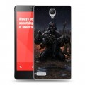 Дизайнерский силиконовый чехол для Xiaomi RedMi Note Wolfenstein