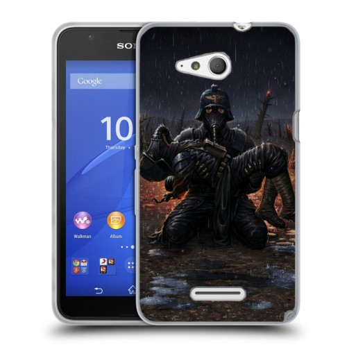 Дизайнерский пластиковый чехол для Sony Xperia E4g Wolfenstein