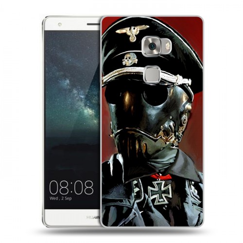 Дизайнерский пластиковый чехол для Huawei Mate S Wolfenstein