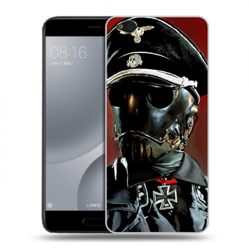 Дизайнерский пластиковый чехол для Xiaomi Mi5C Wolfenstein