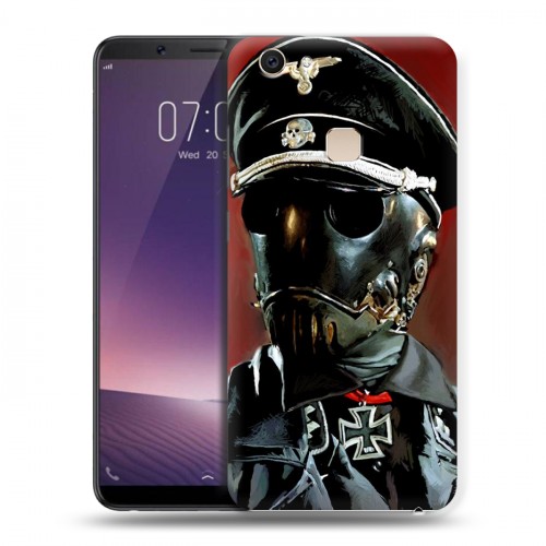 Дизайнерский пластиковый чехол для Vivo V7 Plus Wolfenstein