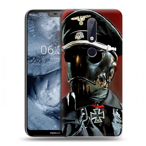 Дизайнерский пластиковый чехол для Nokia 6.1 Plus Wolfenstein