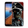 Дизайнерский силиконовый чехол для Xiaomi RedMi 7A Wolfenstein