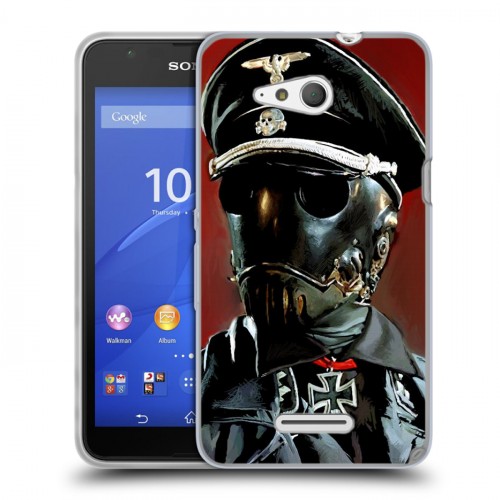 Дизайнерский пластиковый чехол для Sony Xperia E4g Wolfenstein