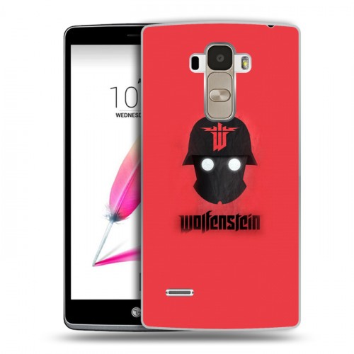 Дизайнерский силиконовый чехол для LG G4 Stylus Wolfenstein