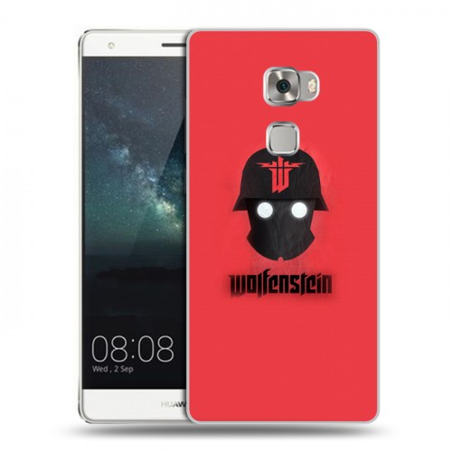 Дизайнерский пластиковый чехол для Huawei Mate S Wolfenstein