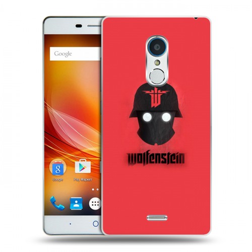 Дизайнерский пластиковый чехол для ZTE Blade X9 Wolfenstein