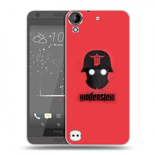 Дизайнерский пластиковый чехол для HTC Desire 530 Wolfenstein