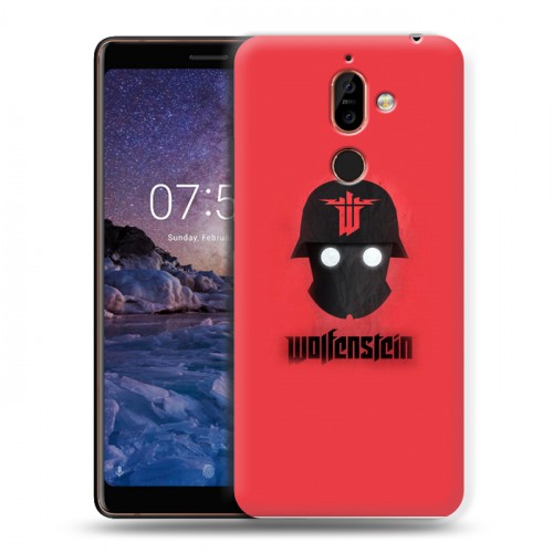 Дизайнерский пластиковый чехол для Nokia 7 Plus Wolfenstein