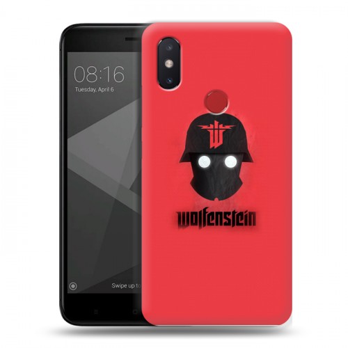 Дизайнерский силиконовый чехол для Xiaomi Mi8 SE Wolfenstein