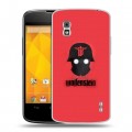 Дизайнерский пластиковый чехол для LG Google Nexus 4 Wolfenstein