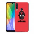 Дизайнерский пластиковый чехол для Huawei Y6p Wolfenstein