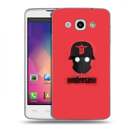 Дизайнерский пластиковый чехол для LG L60 Wolfenstein