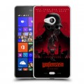 Дизайнерский пластиковый чехол для Microsoft Lumia 540 Wolfenstein