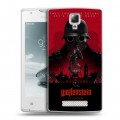 Дизайнерский пластиковый чехол для Lenovo A1000 Wolfenstein