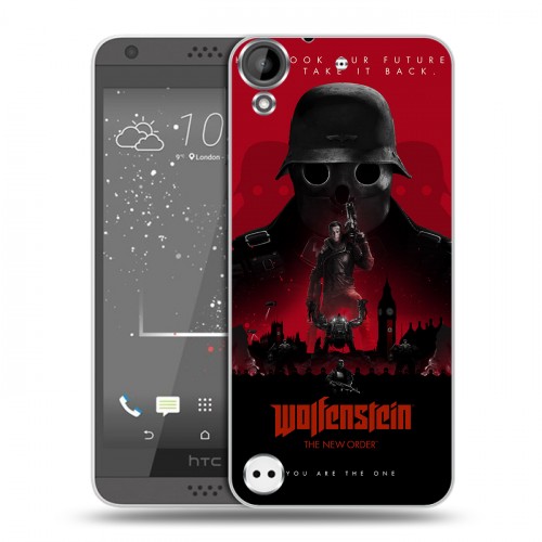 Дизайнерский пластиковый чехол для HTC Desire 530 Wolfenstein