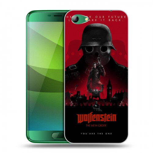 Дизайнерский силиконовый чехол для Elephone S7 Wolfenstein