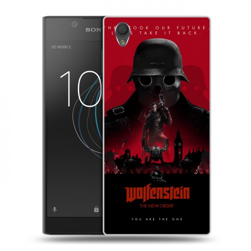 Дизайнерский пластиковый чехол для Sony Xperia L1 Wolfenstein