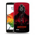 Дизайнерский пластиковый чехол для LG Stylus 3 Wolfenstein