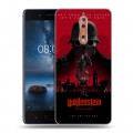 Дизайнерский пластиковый чехол для Nokia 8 Wolfenstein