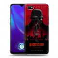 Дизайнерский силиконовый с усиленными углами чехол для OPPO A1k Wolfenstein