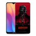 Дизайнерский силиконовый с усиленными углами чехол для Xiaomi RedMi 8A Wolfenstein