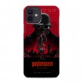 Дизайнерский силиконовый чехол для Iphone 12 Wolfenstein