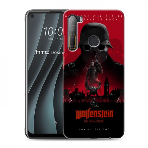 Дизайнерский силиконовый чехол для HTC Desire 20 Pro Wolfenstein