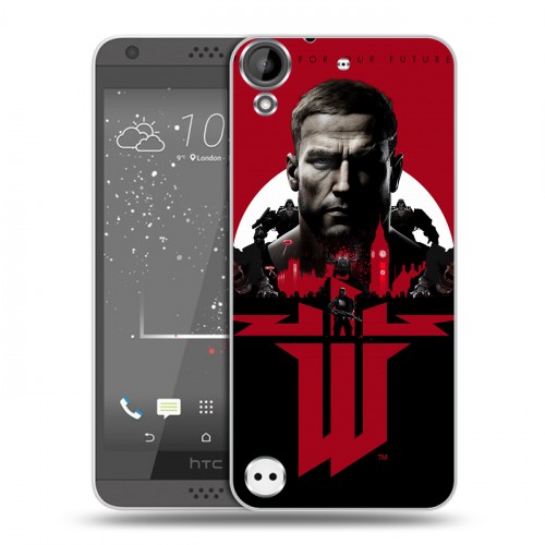 Дизайнерский пластиковый чехол для HTC Desire 530 Wolfenstein