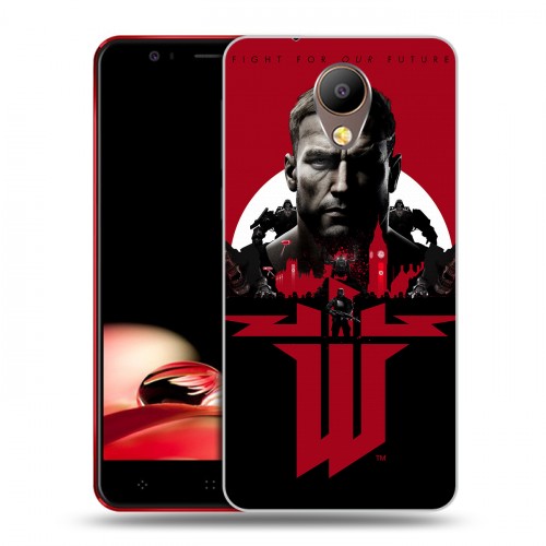 Дизайнерский пластиковый чехол для Elephone P8 Wolfenstein