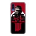 Дизайнерский силиконовый чехол для Samsung Galaxy A50 Wolfenstein