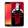 Дизайнерский пластиковый чехол для LG Optimus G2 Wolfenstein